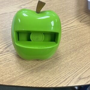 3M Post It Pop Up Sticky Note Dispenser Green Apple Weighted Teacher APL330
